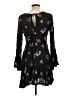 Forever 21 Floral Black Casual Dress Size L - photo 2