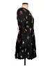 Forever 21 Floral Black Casual Dress Size L - photo 4