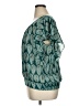 Daniel Rainn 100% Polyester Teal Short Sleeve Blouse Size XL - photo 5
