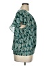 Daniel Rainn 100% Polyester Teal Short Sleeve Blouse Size XL - photo 4