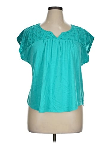 SONOMA life + style Short Sleeve Blouse (view 1)