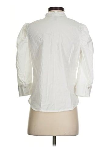 White House Black Market 3/4 Sleeve Button-Down Shirt (view 2)