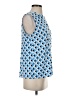 Anne Klein Blue Sleeveless Blouse Size S - photo 4