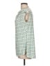 Worthington Teal Short Sleeve Blouse Size L - photo 5