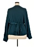 City Chic 100% Polyester Teal Long Sleeve Blouse Size 20 Plus (L) - photo 2