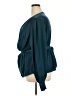 City Chic 100% Polyester Teal Long Sleeve Blouse Size 20 Plus (L) - photo 5