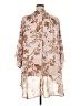 Maurices 100% Polyester Tan 3/4 Sleeve Blouse Size 20 - 24 (3) - photo 2