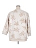 Classic Elements Floral Ivory Pullover Sweater Size 20 - photo 2
