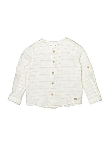 Zara Baby Long Sleeve Button-Down Shirt (view 1)
