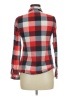 Win Win 100% Polyester Plaid Red Long Sleeve Blouse Size M - photo 2