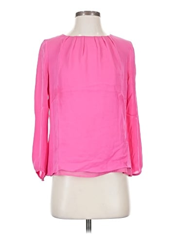 J.Crew Long Sleeve Silk Top (view 1)