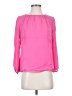 J.Crew 100% Silk Pink Long Sleeve Silk Top Size 2 - photo 1