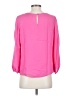 J.Crew 100% Silk Pink Long Sleeve Silk Top Size 2 - photo 2