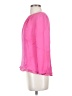 J.Crew 100% Silk Pink Long Sleeve Silk Top Size 2 - photo 5