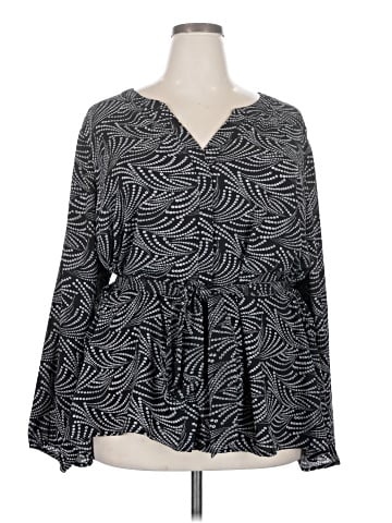 Lane Bryant Long Sleeve Blouse (view 1)