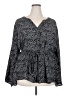 Lane Bryant Black Long Sleeve Blouse Size 26 - photo 1