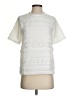 Polagram 100% Polyester Ivory Short Sleeve Blouse Size S - photo 1