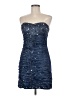 Jump Apparel 100% Polyester Blue Cocktail Dress Size 7 - photo 1