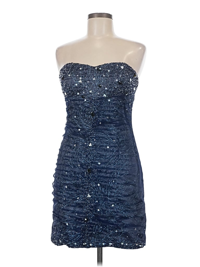 Pre-owned Jump Apparel Cocktail Dress In Blue
