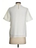 Polagram 100% Polyester Ivory Short Sleeve Blouse Size S - photo 2