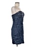 Jump Apparel 100% Polyester Blue Cocktail Dress Size 7 - photo 4