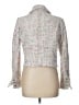 Aqua 100% Polyester Tweed White Blazer Size L - photo 2