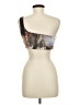 PrettyLittleThing Graphic Multi Color Silver Sleeveless Top Size 6 - photo 2
