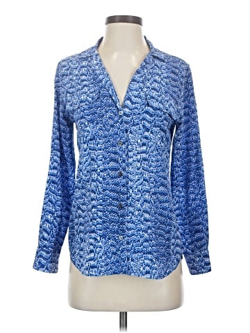 Equipment Long Sleeve Blouse (view 1)