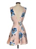 Lulus 100% Polyester Floral Tan Cocktail Dress Size XS - photo 2