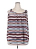 Lane Bryant 100% Polyester Blue Sleeveless Blouse Size 26 - photo 1