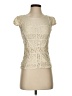 Bebe Ivory Short Sleeve Top Size S - photo 1