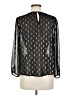 Maison Jules 100% Polyester Black 3/4 Sleeve Blouse Size M - photo 2