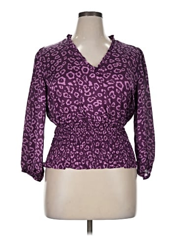 Eclair 3/4 Sleeve Blouse (view 1)