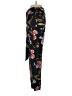 Express Floral Black Casual Pants Size 2S - photo 5