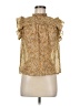 Pinch 100% Polyester Gold Sleeveless Blouse Size M - photo 1