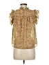 Pinch 100% Polyester Gold Sleeveless Blouse Size M - photo 2