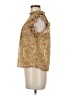 Pinch 100% Polyester Gold Sleeveless Blouse Size M - photo 5