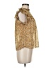 Pinch 100% Polyester Gold Sleeveless Blouse Size M - photo 4