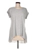 Topshop Gray Short Sleeve Top Size 2 - photo 1