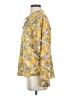 PrAna 100% Polyester Floral Yellow Long Sleeve Blouse Size S - photo 5