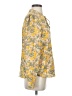 PrAna 100% Polyester Floral Yellow Long Sleeve Blouse Size S - photo 4