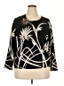 Pierri Black 3/4 Sleeve Blouse Size 2X - photo 1