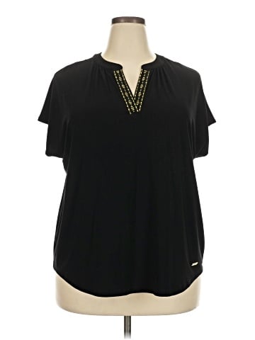 Jones New York Signature Short Sleeve Blouse (view 1)
