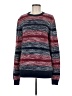 Guess Stripes Red Burgundy Pullover Sweater Size M - photo 1