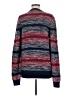 Guess Stripes Red Burgundy Pullover Sweater Size M - photo 2