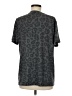 Crazy Train Gray Short Sleeve Top Size M - photo 2