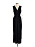 Max Studio 100% Polyester Black Jumpsuit Size L - photo 1