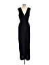Max Studio 100% Polyester Black Jumpsuit Size L - photo 2