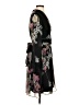 Chetta B 100% Polyester Floral Black Cocktail Dress Size 4 - photo 4