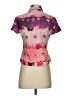 Piazza Sempione Print Purple Short Sleeve Blouse Size EU (IT) 40 / US 4 - photo 2
